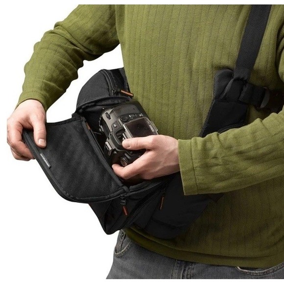 Case Logic DSLR Sling Camera Bag Model SLRC205 Black - Picture 2 of 13